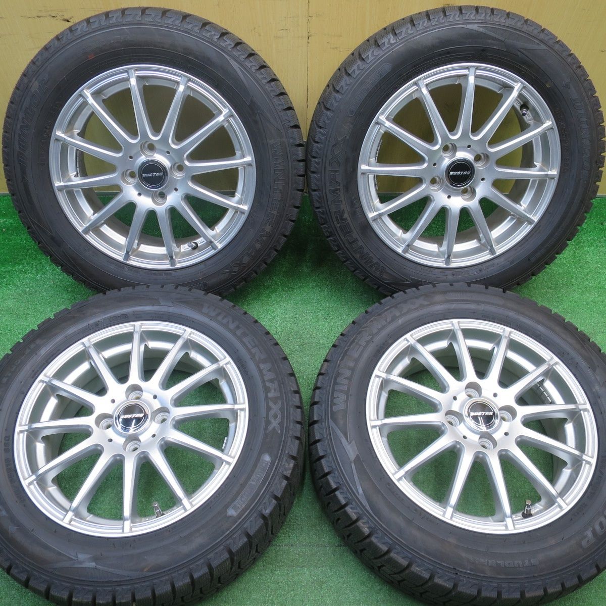 23年 キレイ スタッドレス 185 65 R 15 ダンロップ ウインターマックス WM 02 BUSTER バスター 15インチ PCD 100 4 H ス