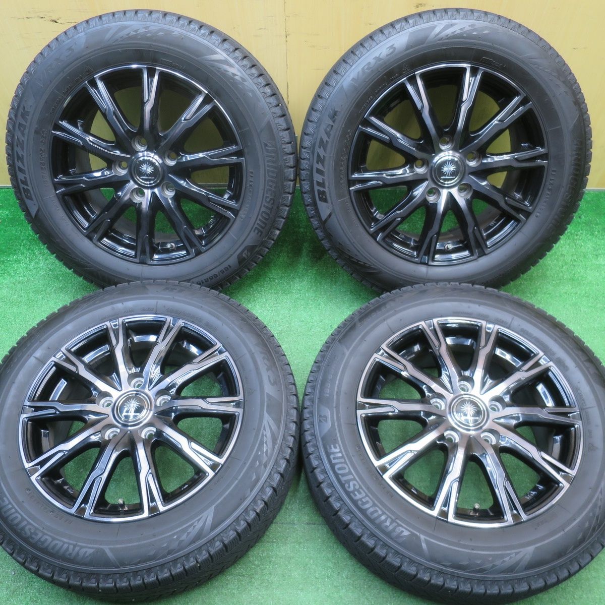 キレイ 21年 スタッドレス 185 65 R 15 ブリヂストン ブリザック VRX 3 Diluce ディルーチェ 15インチ PCD 114 5 H ス