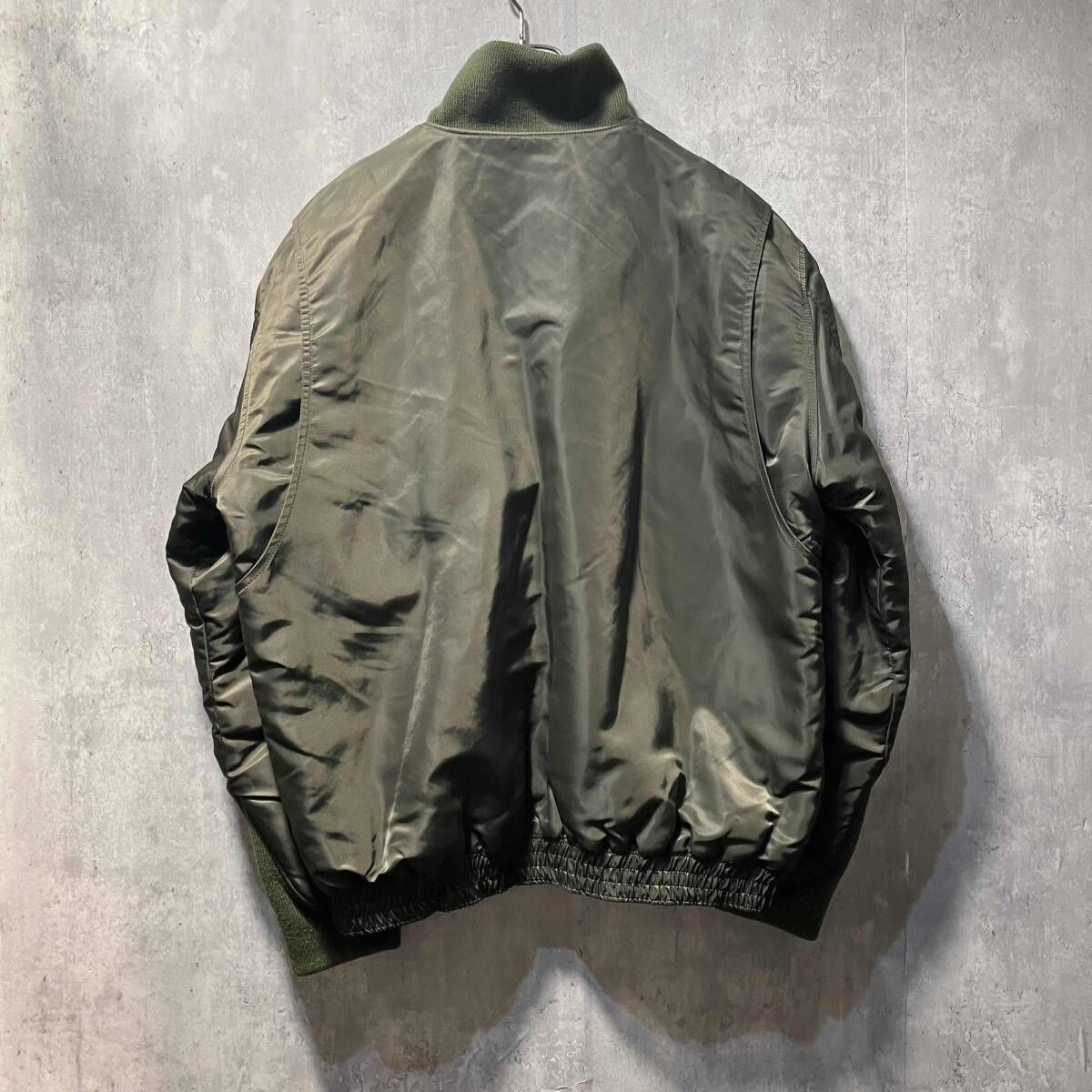 X-GIRL MIL XG 2001 bomber jacket ボンバージャケット オリーブ