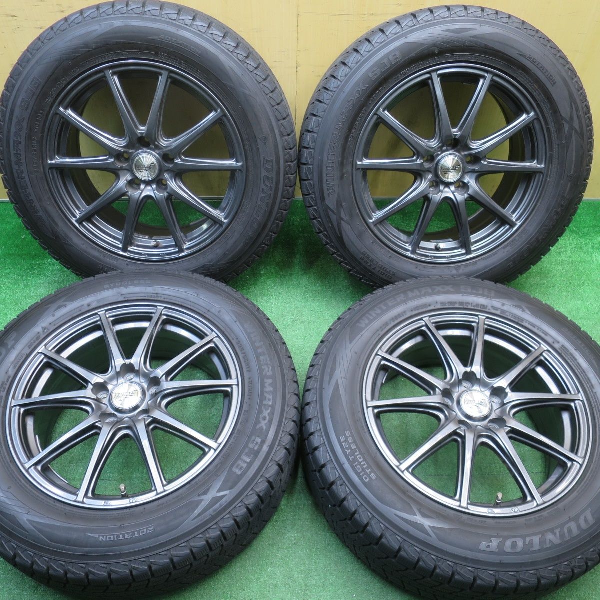 バリ溝！キレイ！9分☆スタッドレス 225/65R17 ダンロップ ウインター