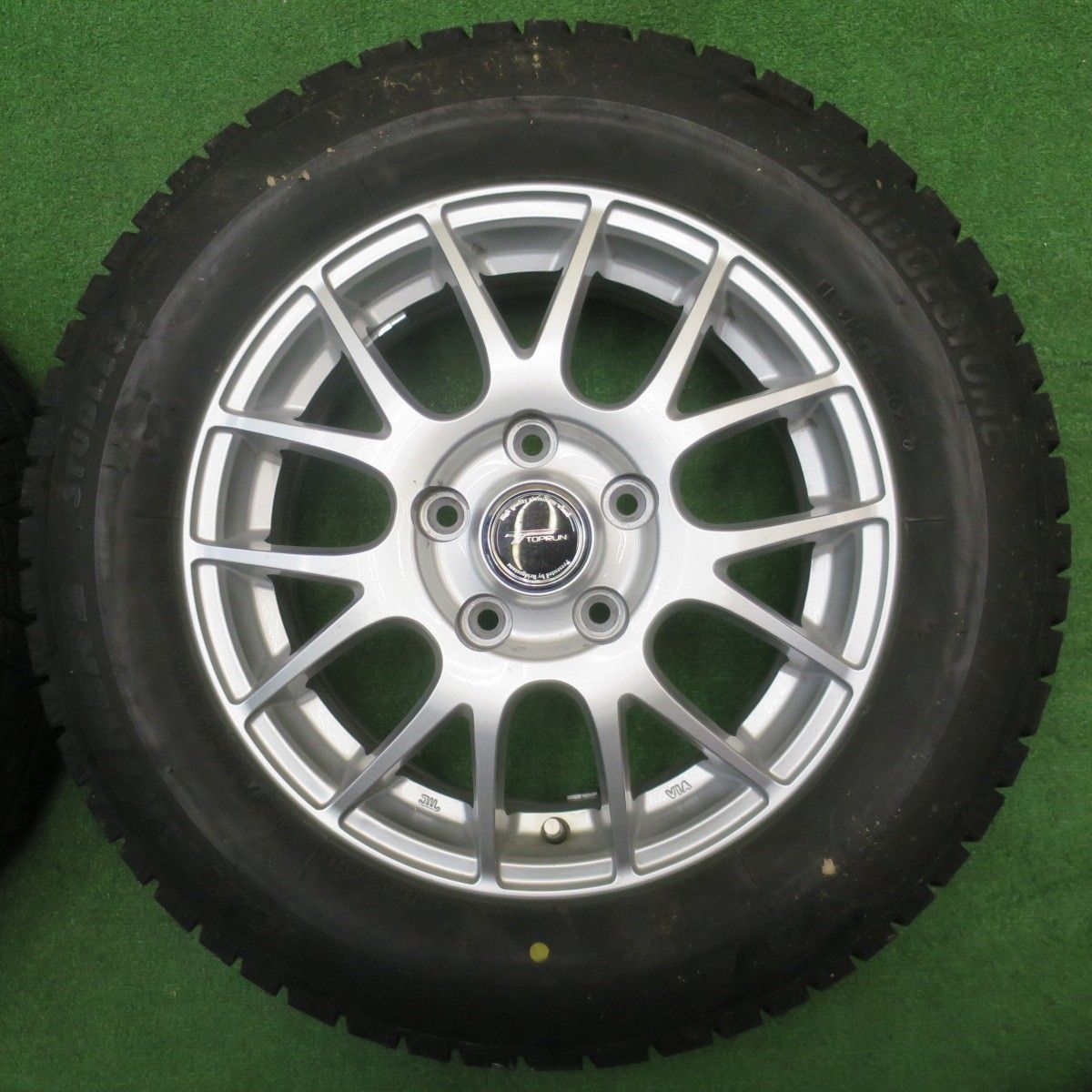 バリ溝 23年 キレイ ほぼ10分 スタッドレス 195 65 R 15 ブリヂストン アイスパートナー2 TOPRUN トップラン 15インチ PCD 114 3 5 H ス