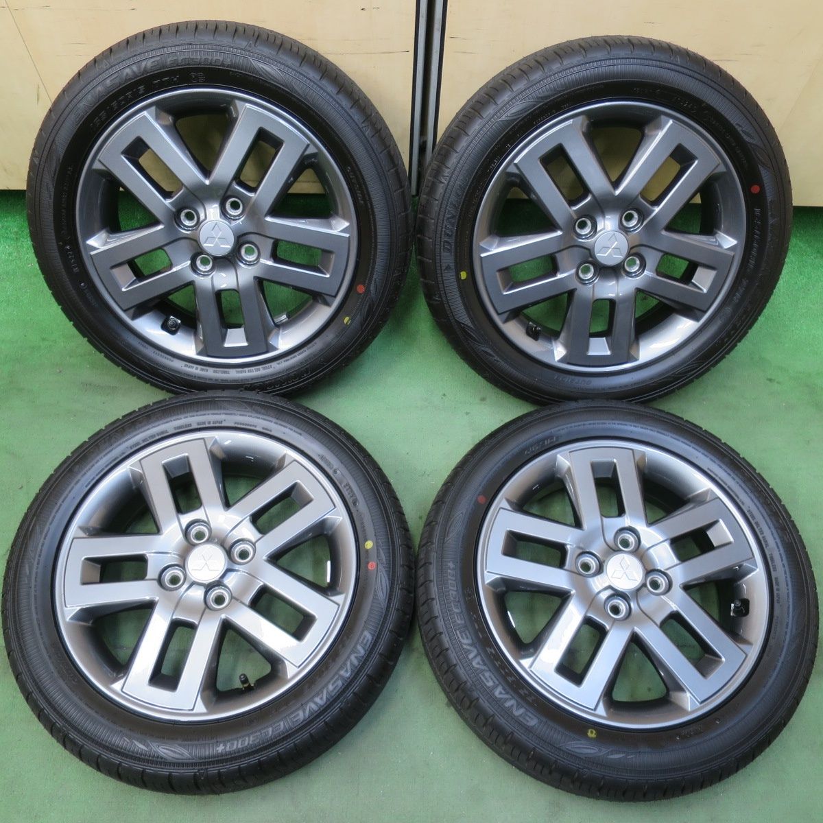 新車外し 24年 三菱 デリカ ミニ 165 60 R 15 ダンロップ エナセーブ EC 300 15インチ PCD 100 4 H 5112410イノ