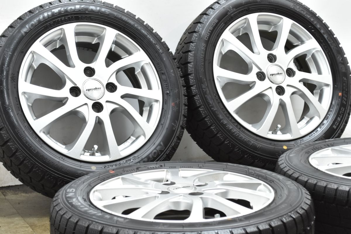 バリ溝 イプシロン 14 in 4 5 J 45 PCD 100 ノーストレックN 155 65 R N BOX WGN デイズ ルークス ワゴンR アルト スペーシア タント