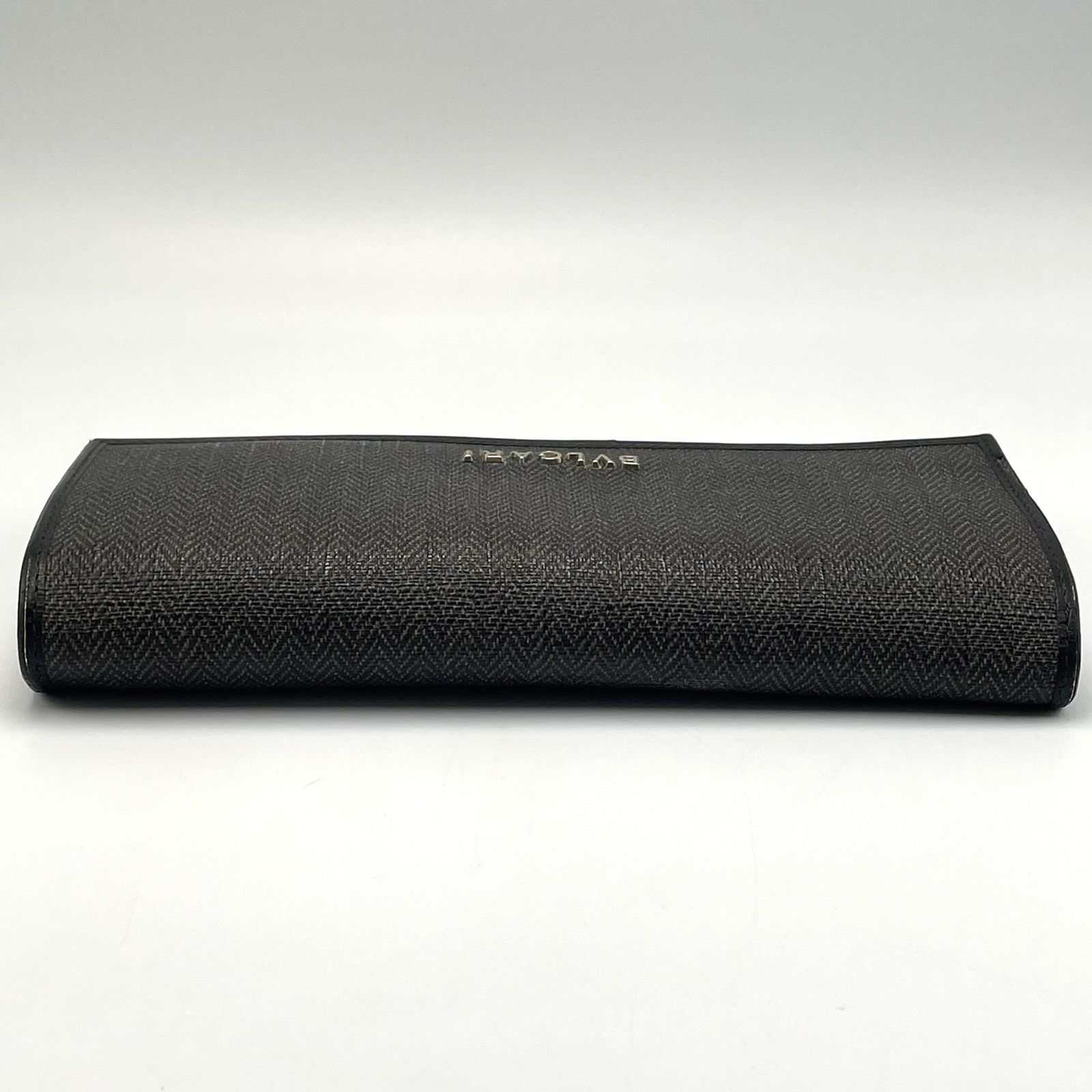 未使用✨BVLGARI ブルガリ　ロングウォレット　32585 ウィークエンド ご褒美にも/男女兼用】BVLGARI ブルガリ ウィークエンド ヘリンボーン