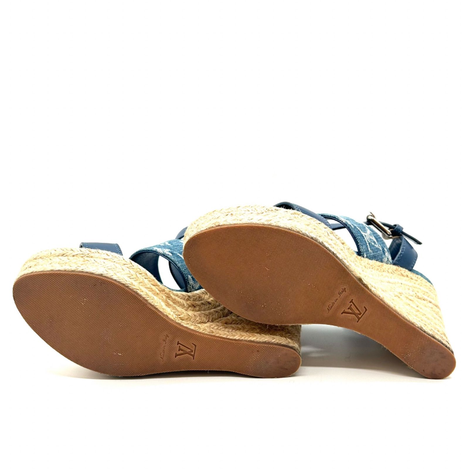 LOUIS VITTON ルイ・ヴィトン サンダル モノグラム デニム スター