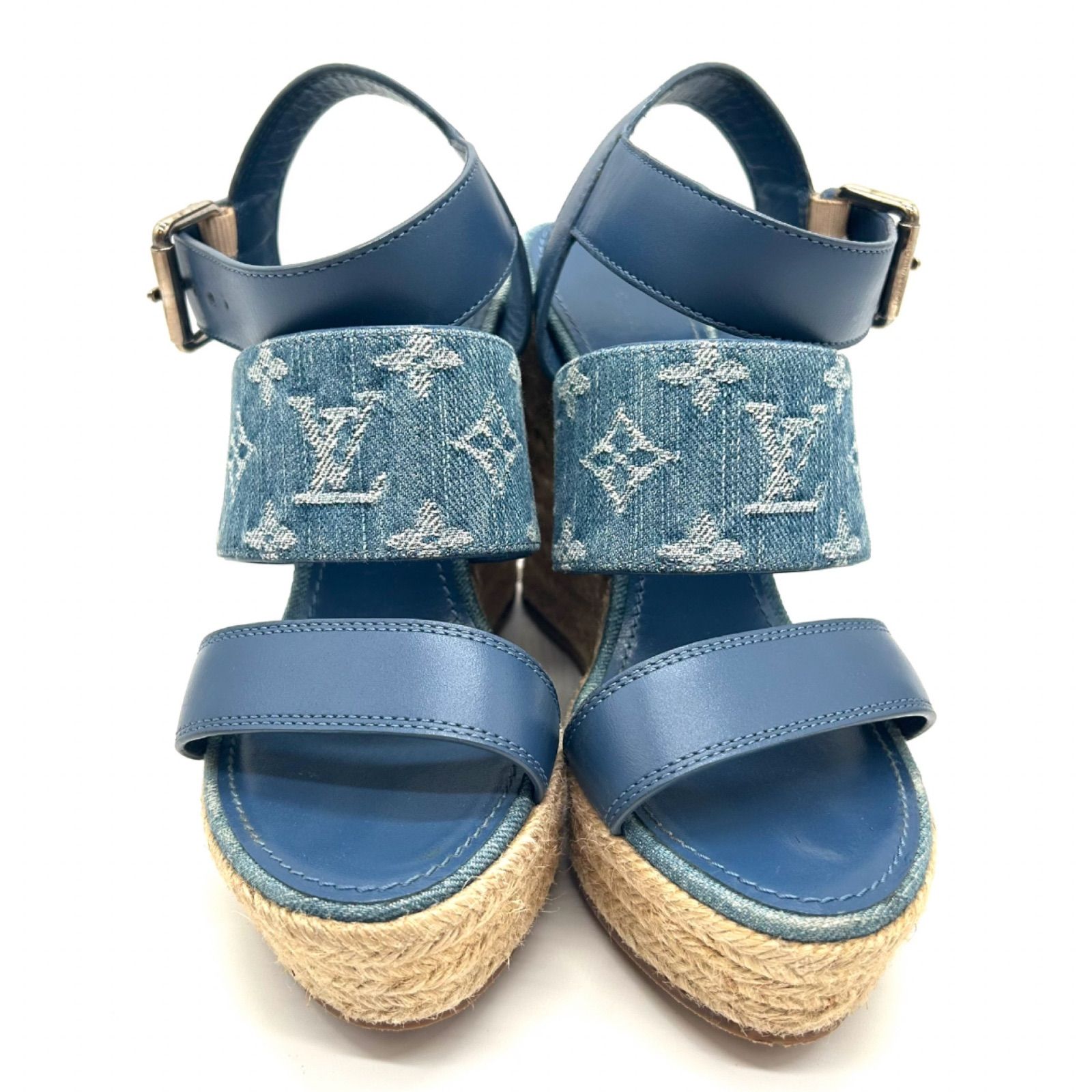 LOUIS VITTON ルイ・ヴィトン サンダル モノグラム デニム スター
