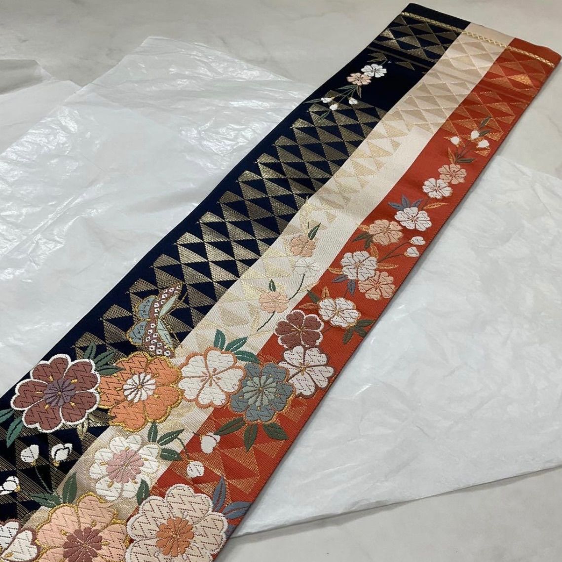 ○kimono+one○kimonoarisa○厳選○未使用同然○最高級西陣織唐織