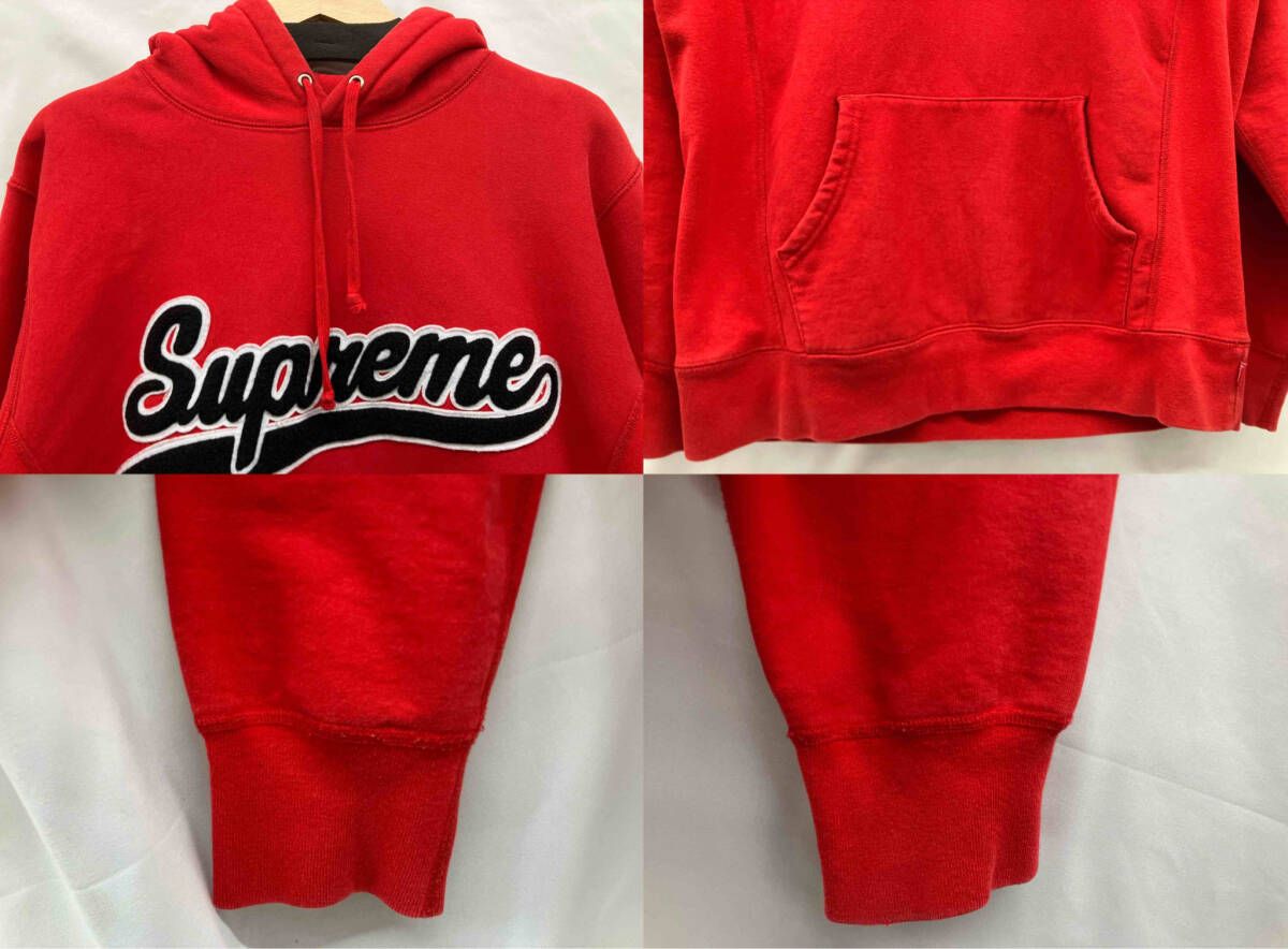Supreme シュプリーム AW15 Chenille Script Hooded shirt シュニール