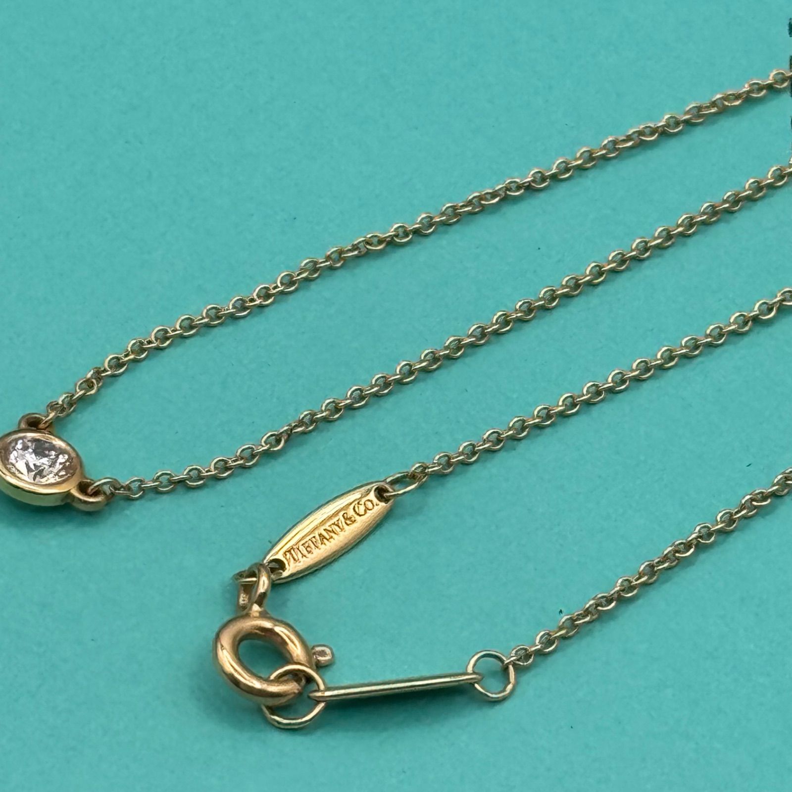 ティファニー バイザヤード 0.17ct ダイヤモンド ネックレス 118871