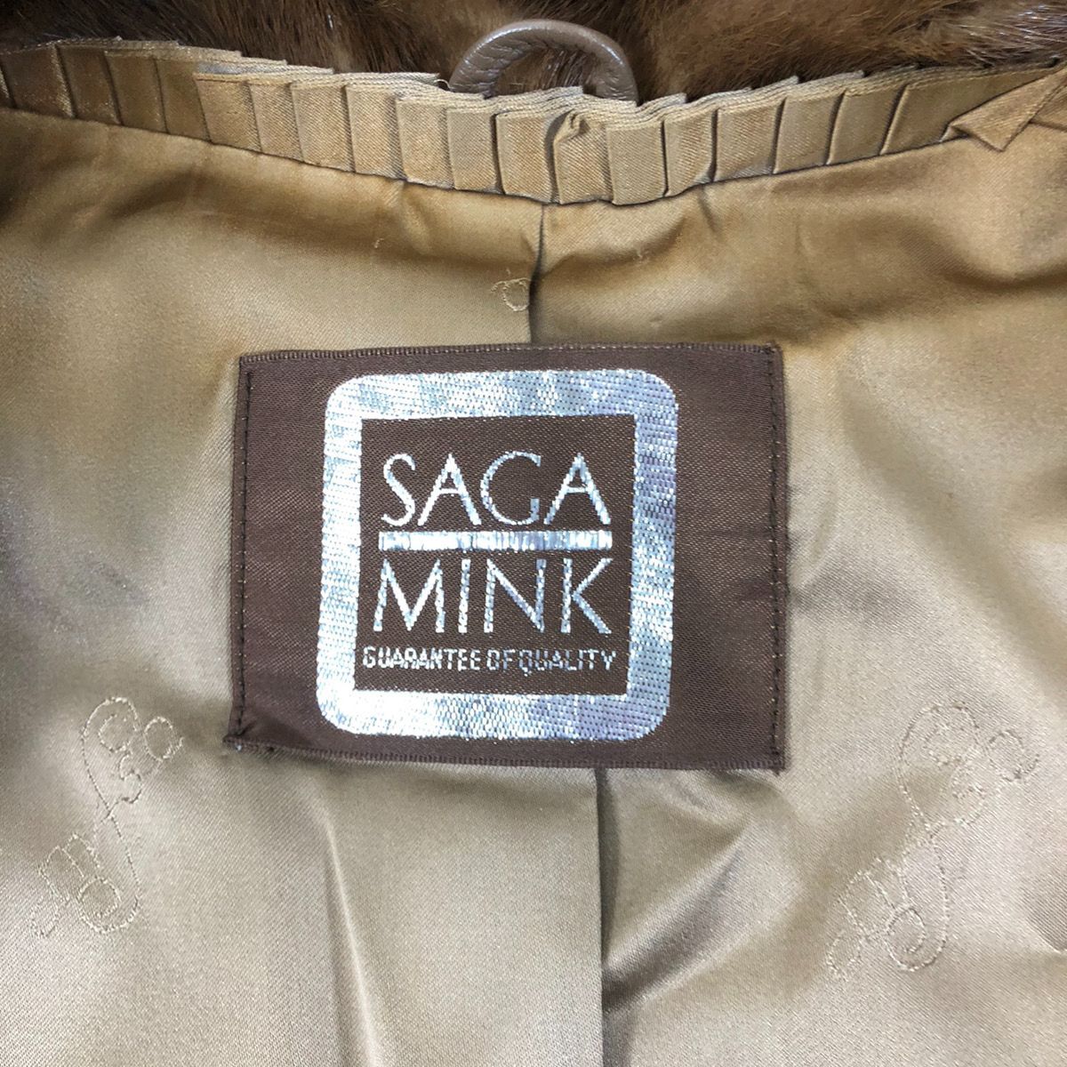 着丈70cm サガミンク デミバフミンク ファーコート ミンクコート