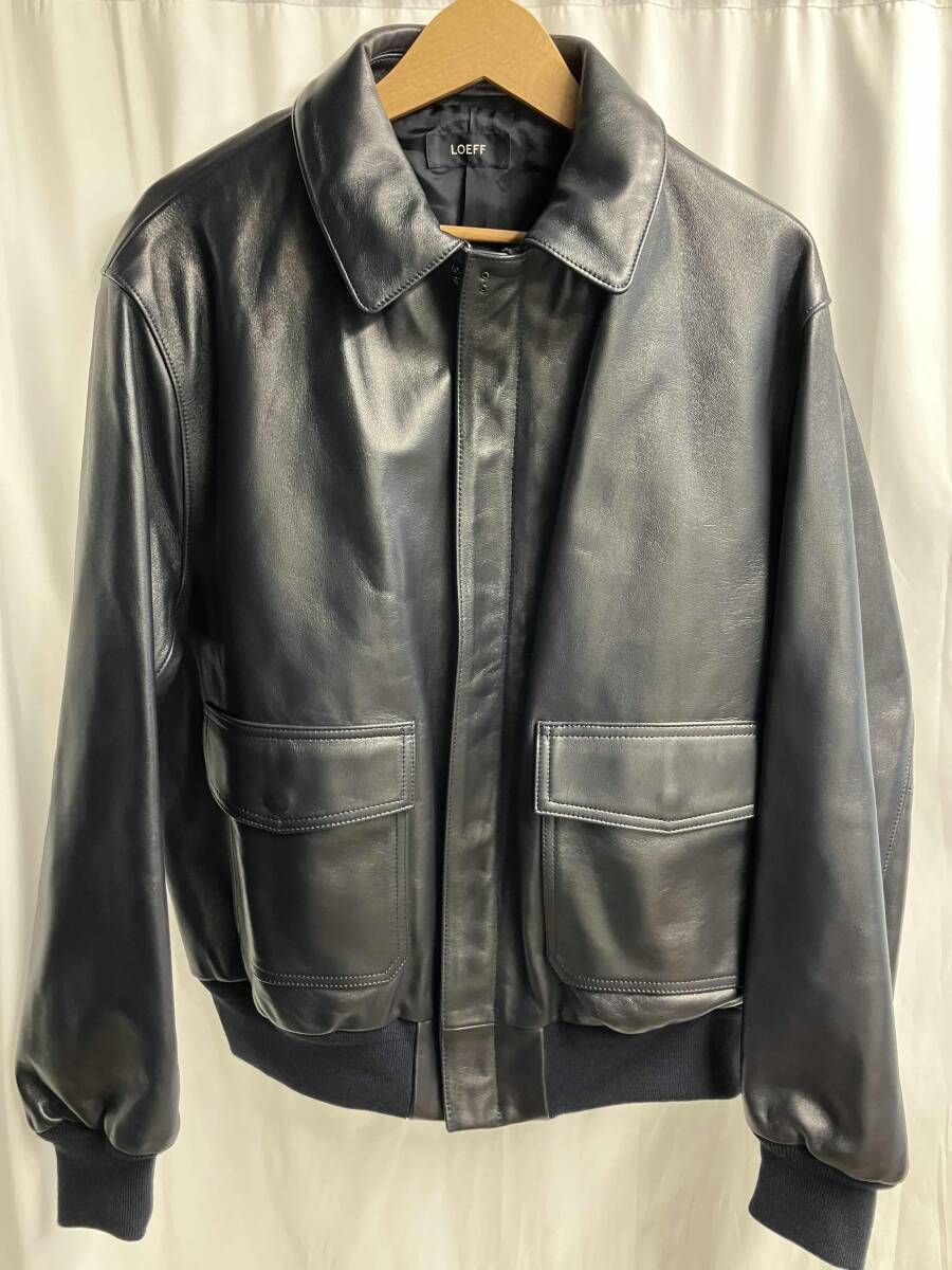 LOEFF A-2 別注ラムレザーフライジャケット