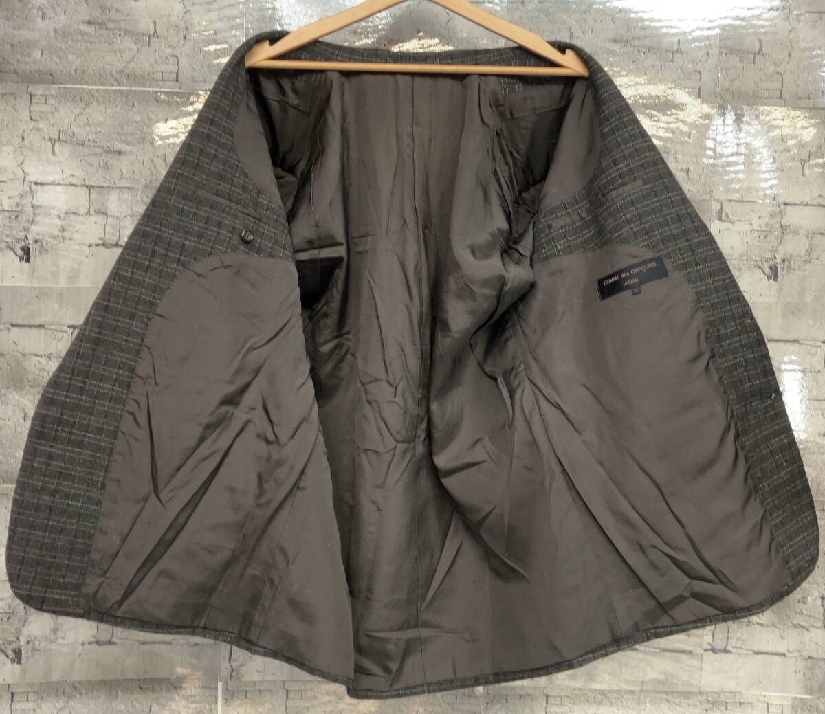 COMME des GARCONS コムデギャルソン テーラードジャケット ウール HJ