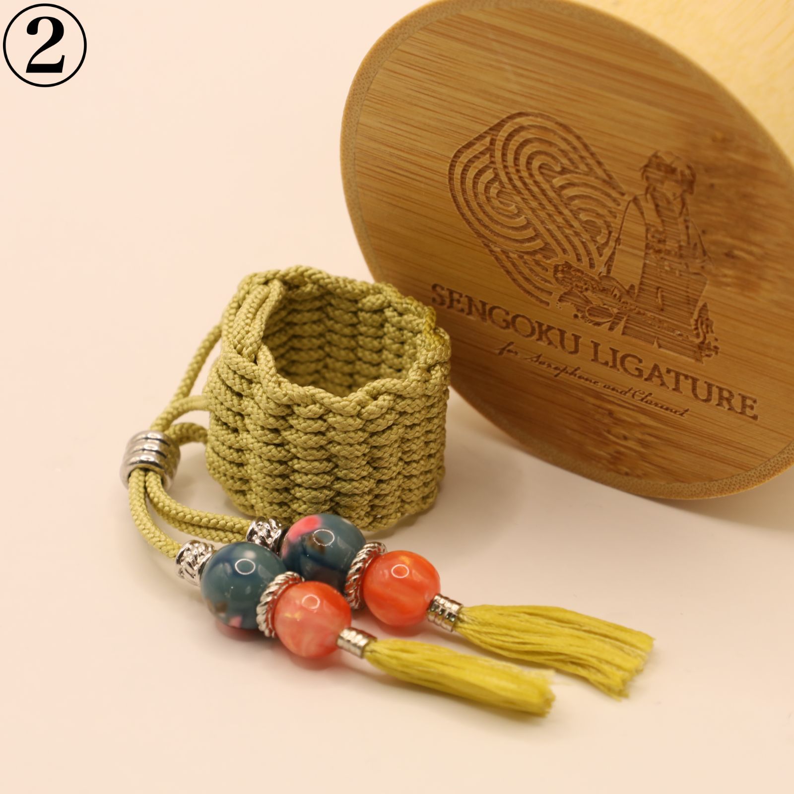 Sengoku Ligature Douzan Green 斎藤道三 Soprano Kabuki