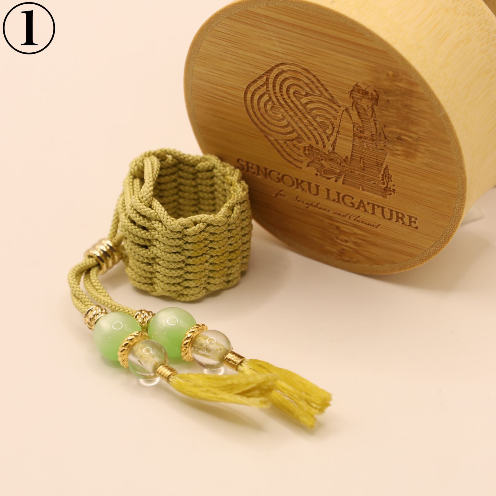 Sengoku Ligature Douzan Green｜斎藤道三 Soprano Kabuki