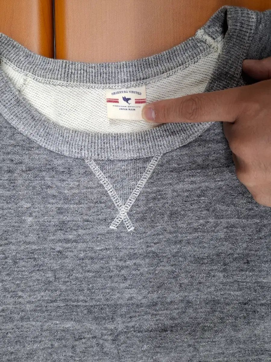 オリエンタルユナイテッド 룹ホイール ループホイール スウェットシャツ グレー XL