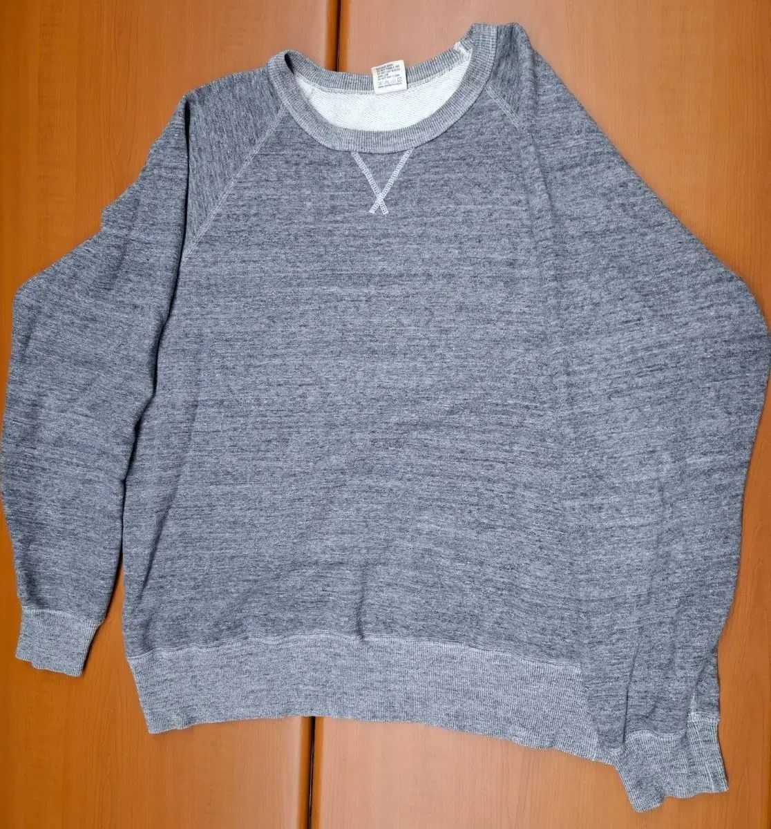 オリエンタルユナイテッド 룹ホイール ループホイール スウェットシャツ グレー XL