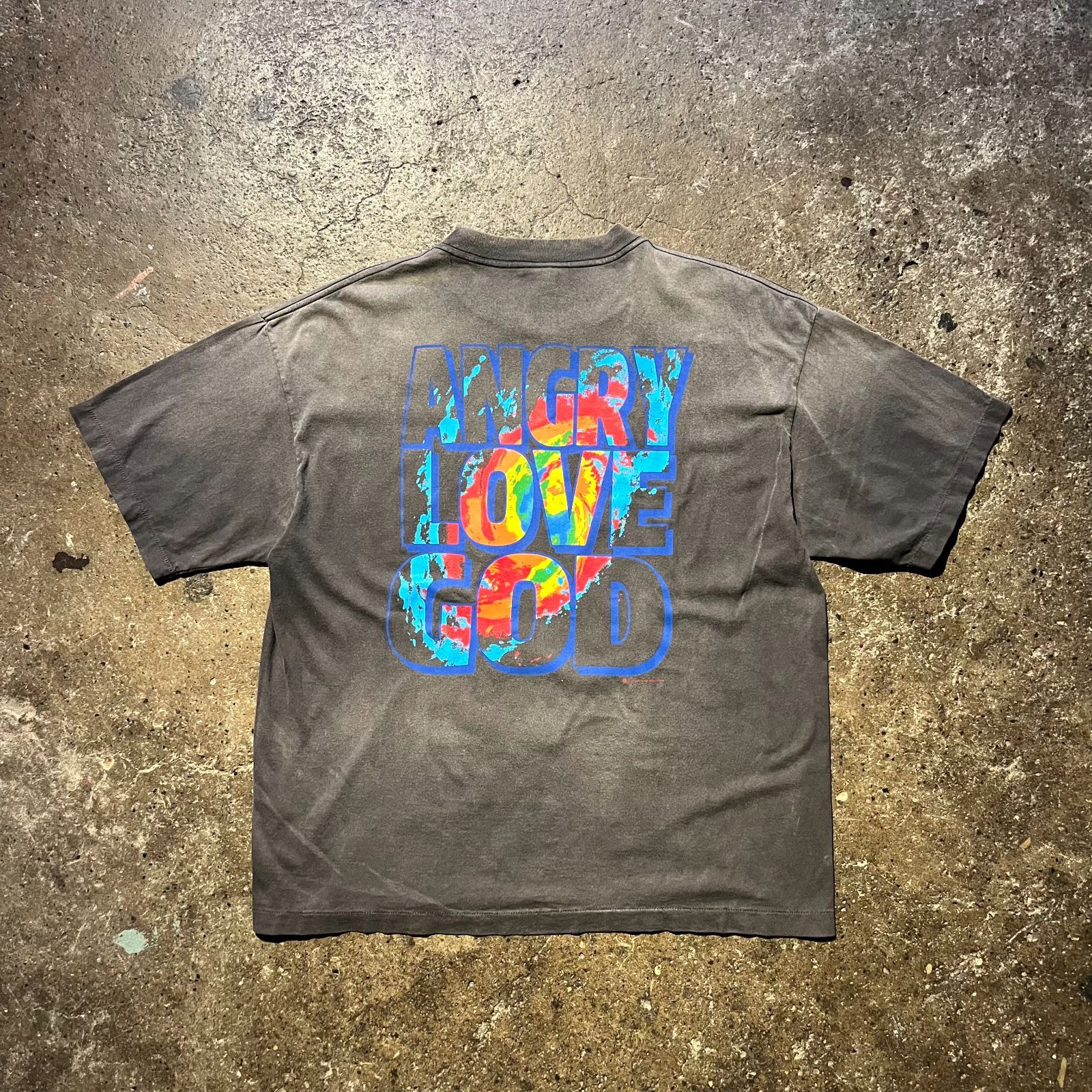 SAINT Mxxxxxx 24aw Cactus Plant Flea Market SS TEE ANGRY LV GD XL