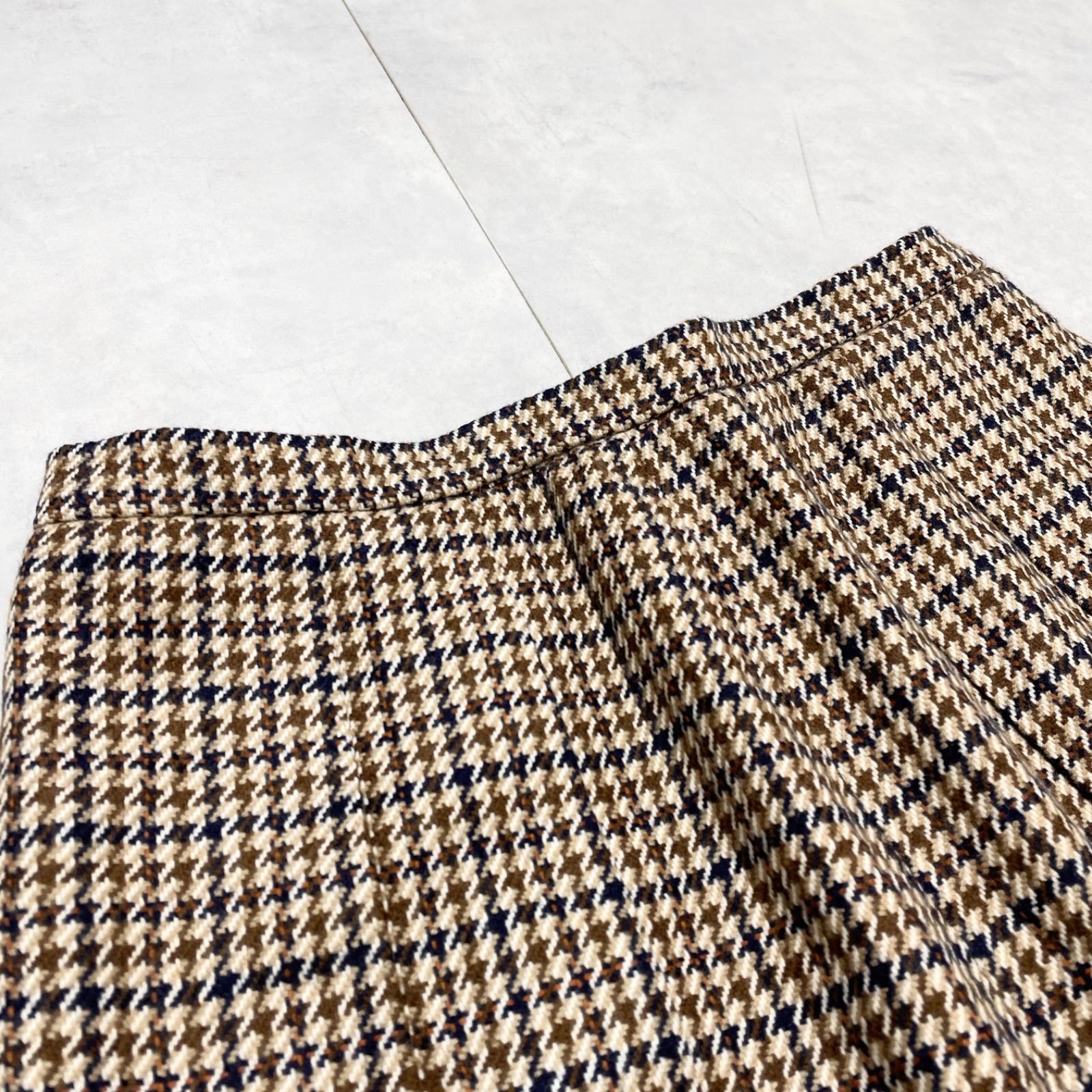 Aquascutum アクアスキュータム セットアップ チェック柄 プリーツ