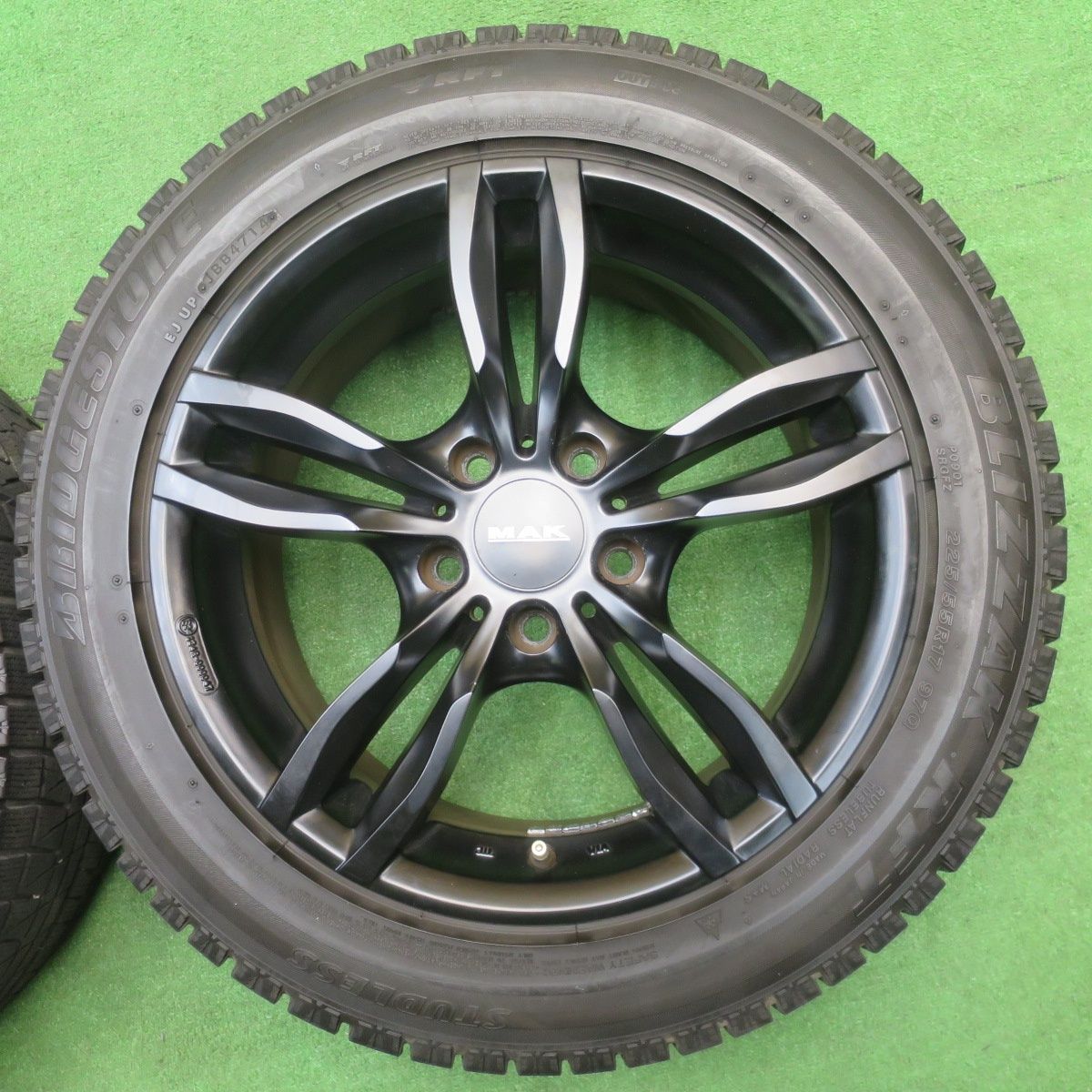 4本価格 BMW 等 MAK LUFT 225 55 R 17 スタッドレス ブリヂストン ブリザック RFT ルフト 17インチ PCD 120 5 H ス