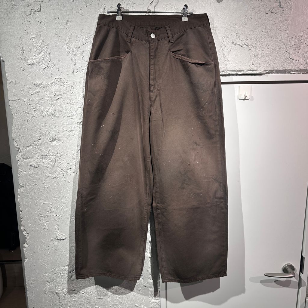 ANCELLM アンセルム 25AW WIDE CHINO SLACKS for GARDEN 別注 ユーズド