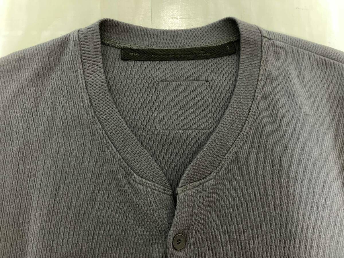 JULIUS ユリウス FRAMED HEM CARDIGAN ロングカーディガン ブラック 2