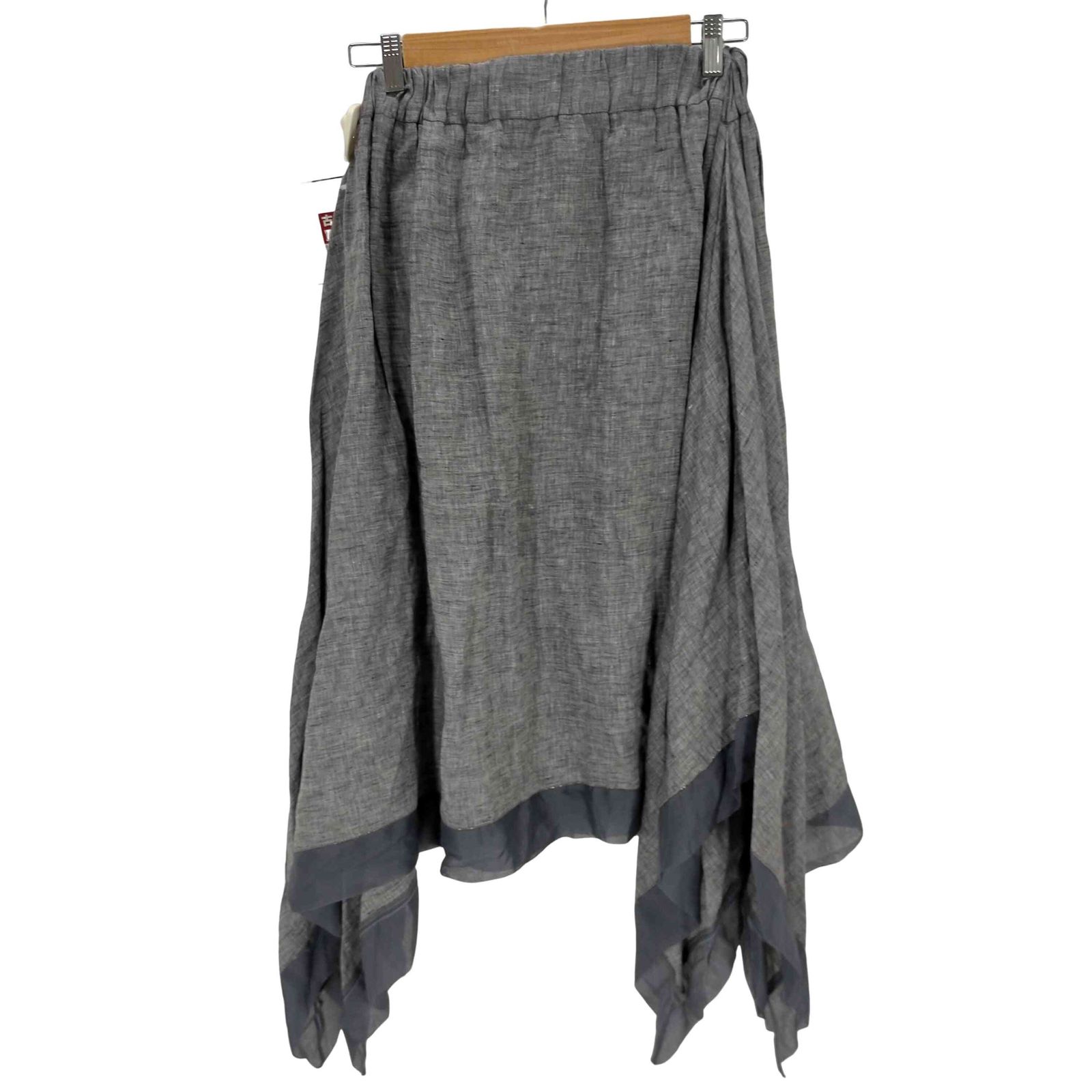 ユーズドフルギ 古着 fabiana filippi イタリア製 ロングフ アシンメトリースカート リネンシルク レディース JPN XS