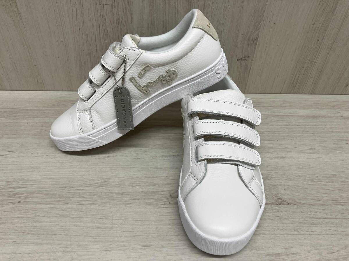 SANGACIO サンガッチョ にゅ～ず スニーカー 23.5cm ホワイト - メルカリ