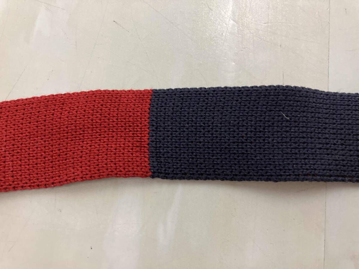 HERMES エルメス リバーシブルニットタイ ネクタイ マルチカラー