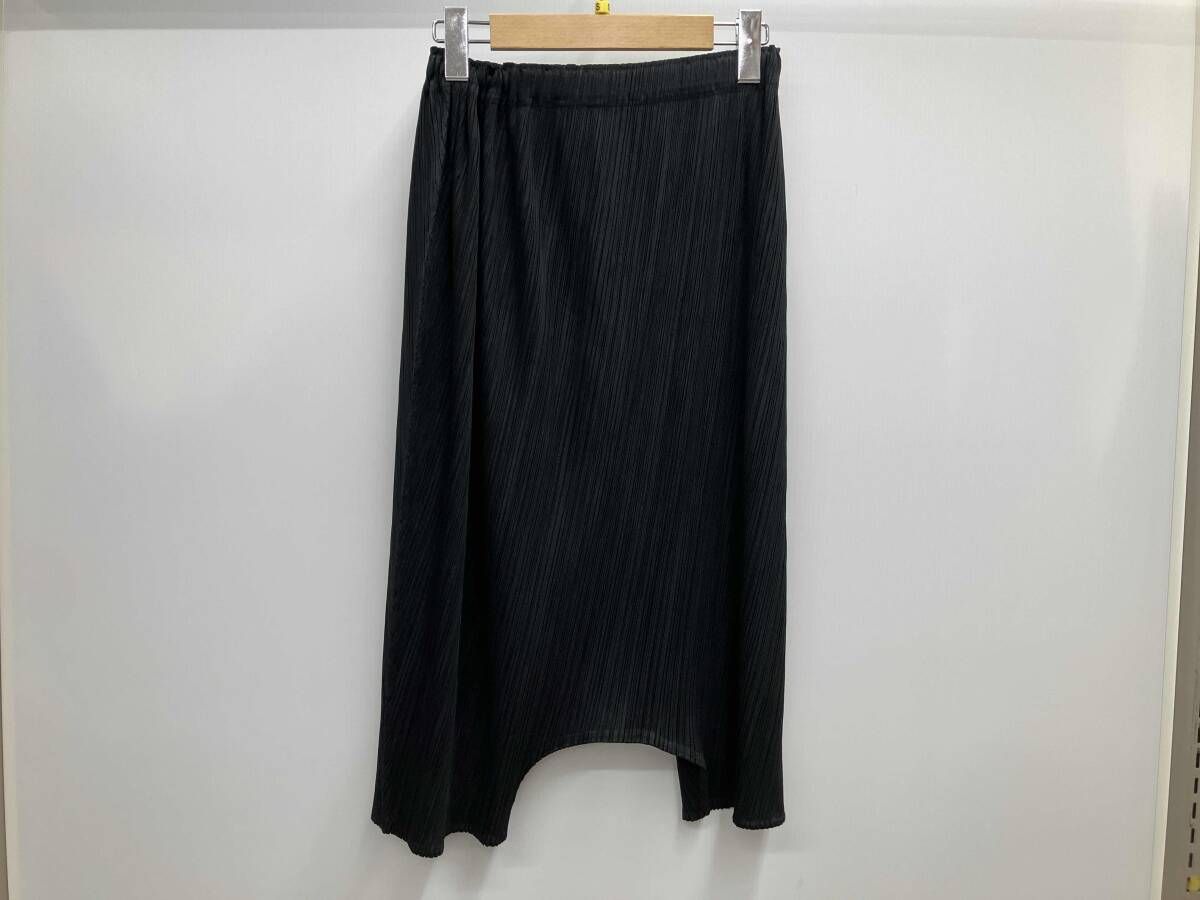 PLEATS PLEASE ISSEY MIYAKE プリーツプリーズ イッセイミヤケ サルエルパンツ PP 23-JF 405 ブラック サイズ1