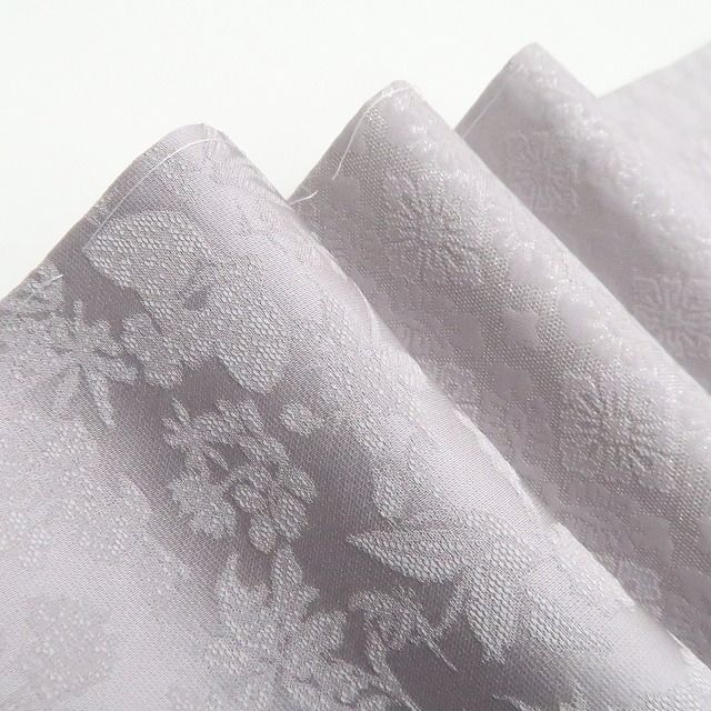 ❁tomihisa❁ 銀通し 着物 正絹 仕付け糸付 トールサイズ 迷ったらこれ 静かに華やぐ地紋の品格 色無地付下げ 7299