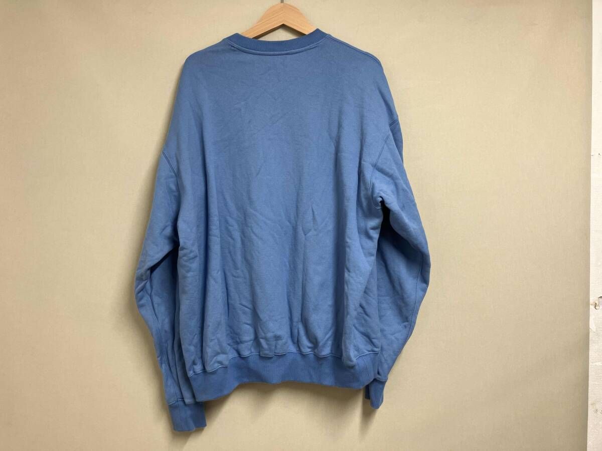 THE NORTH FACE ザノースフェイス Rock Steady Crew ロックステディクルー スウェットシャツ NT 62361 アウトドア サイズL ライトブルー