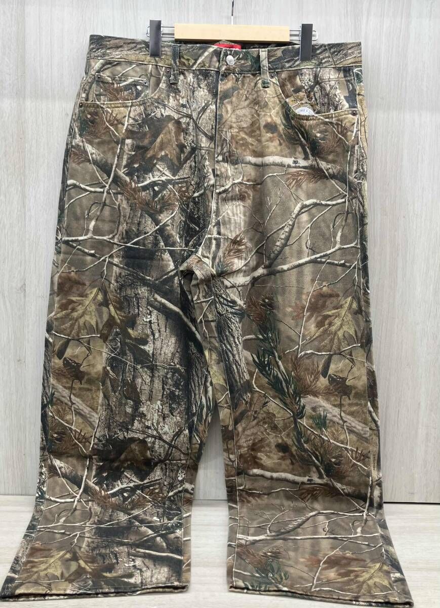 通年 Supreme シュプリーム ジーンズ Baggy Jeans Realtree camo 迷彩 サイズ36 カーキ系