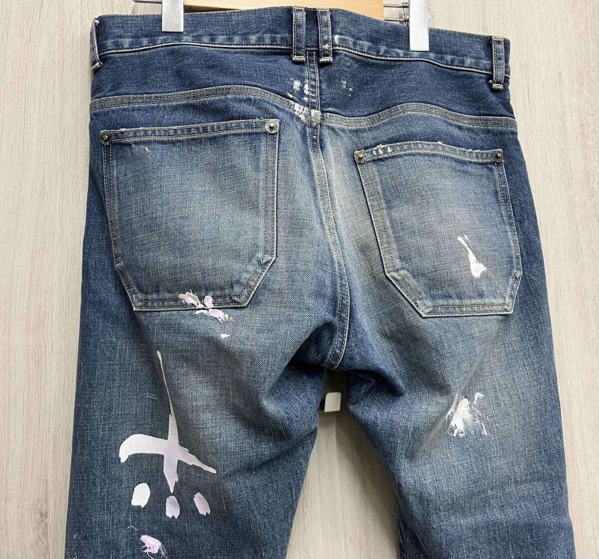 CVTVLIST カタリスト ペイント ダメージデニムパンツ サイズ0