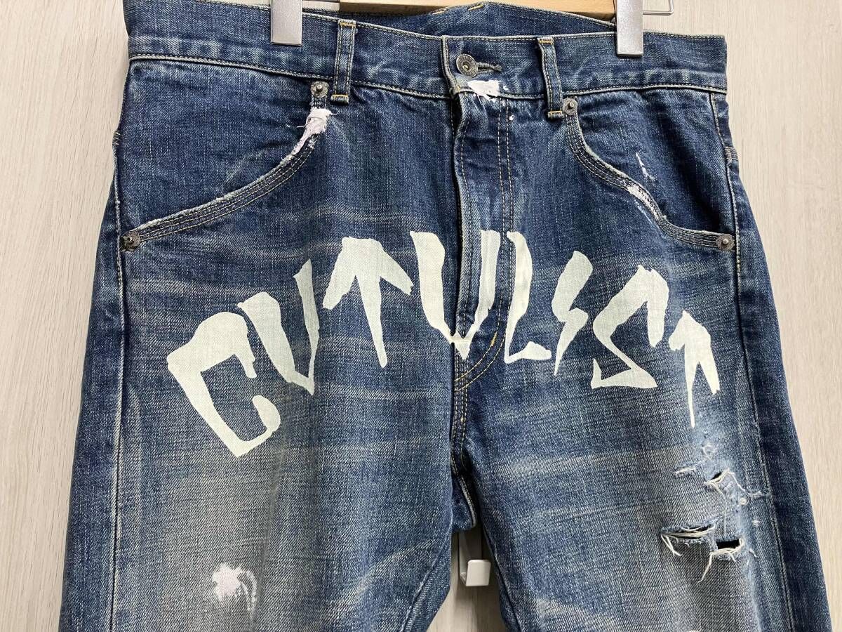 CVTVLIST カタリスト ペイント ダメージデニムパンツ サイズ0