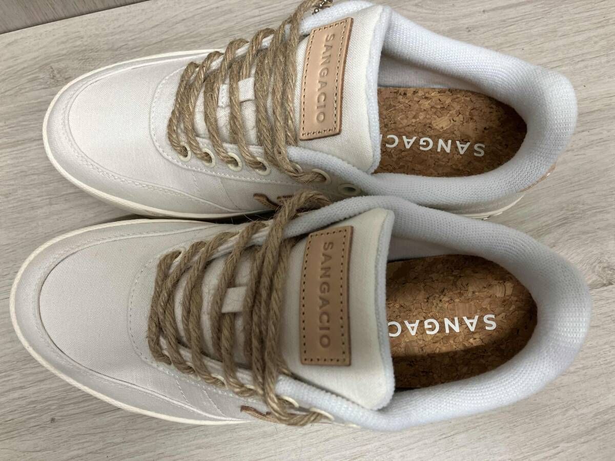 SANGACIO サンガッチョ にゅ～ず ORGANIC スニーカー 23.5cm - メルカリ