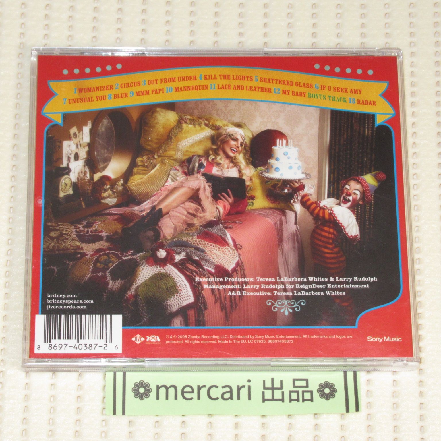 CD BRITNEY SPEARS CIRCUS ブリトニー・スピアーズ - メルカリ