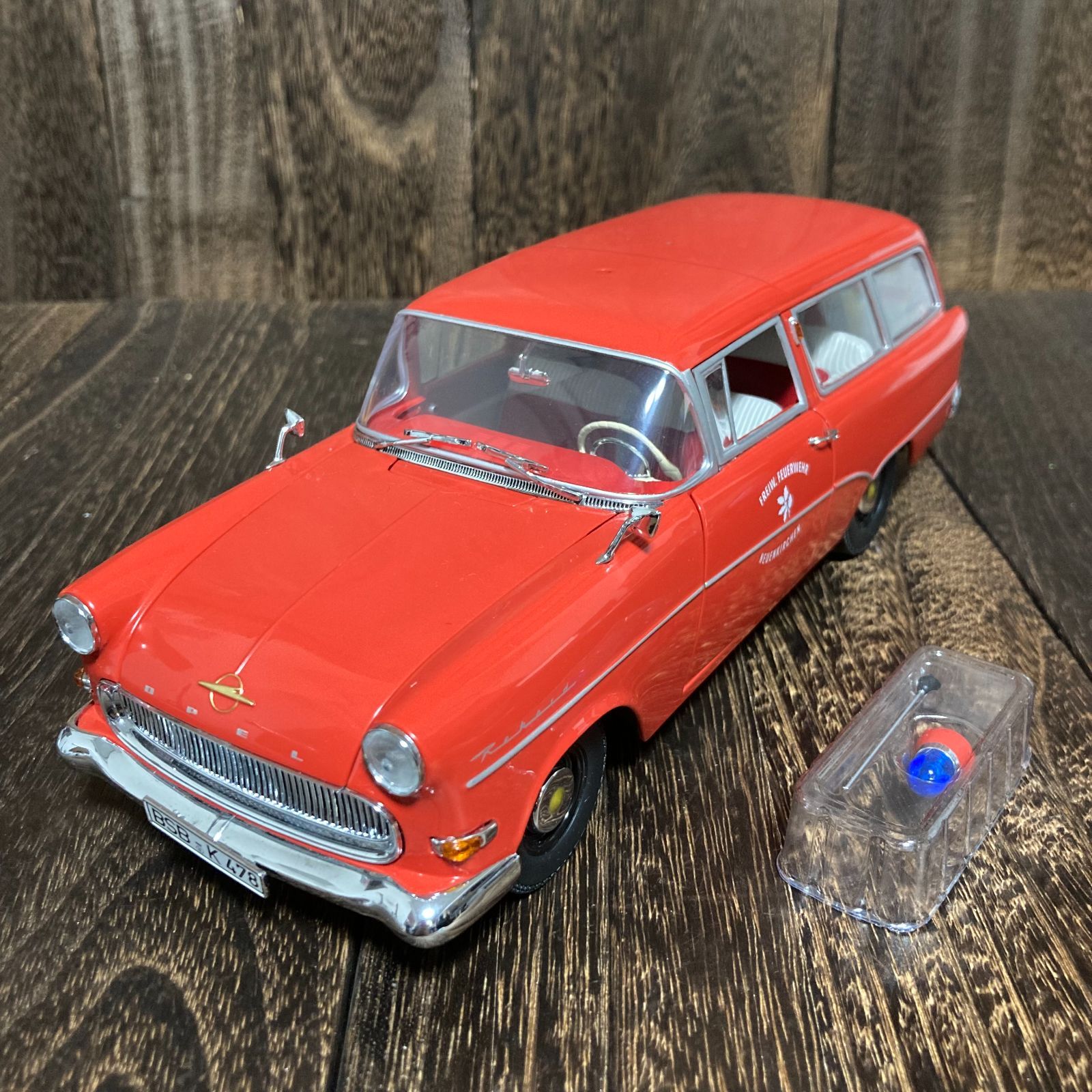 MINICHAMPS OPEL REKORD P1 1958-60 RED オペル ミニカー