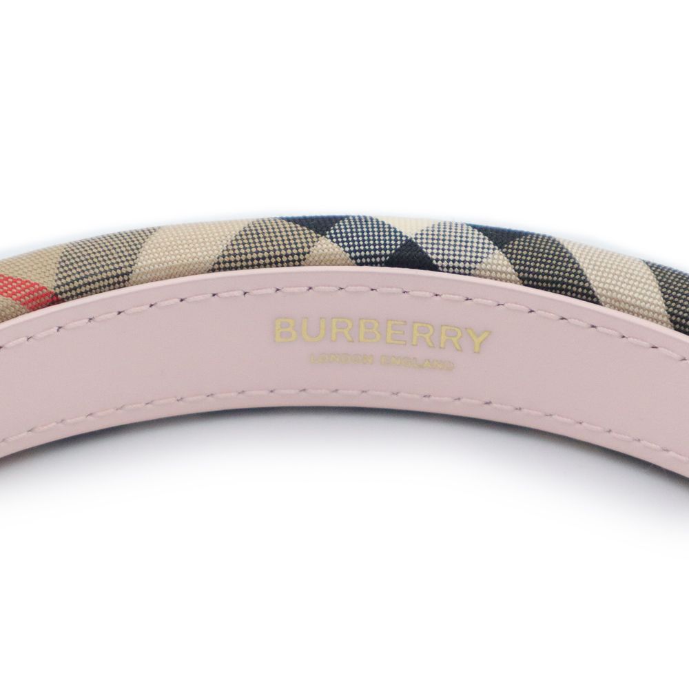 バーバリー ヘアアクセサリー ヘッドバンド カチューシャ レザー