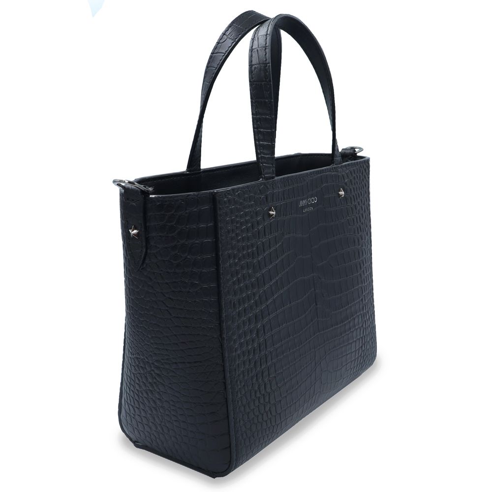 ジミーチュウ ペガシ 2way ショルダー ハンドバッグ 斜め掛け クロコ型