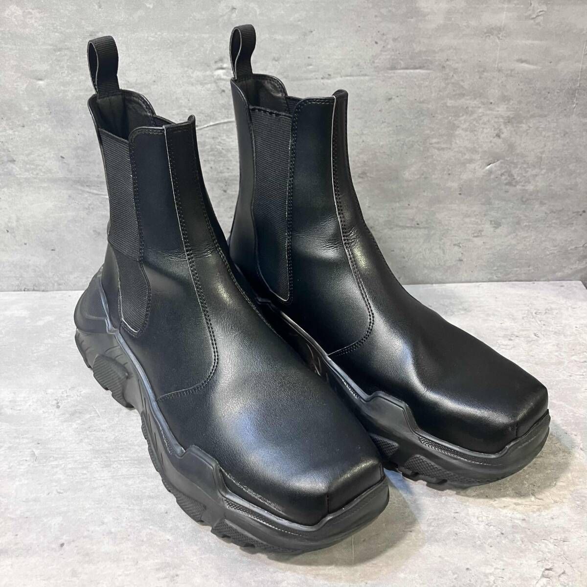 AKIKOAOKI SIDE GORE BOOTS サイドゴアブーツ 27.5cm アキコアオキ