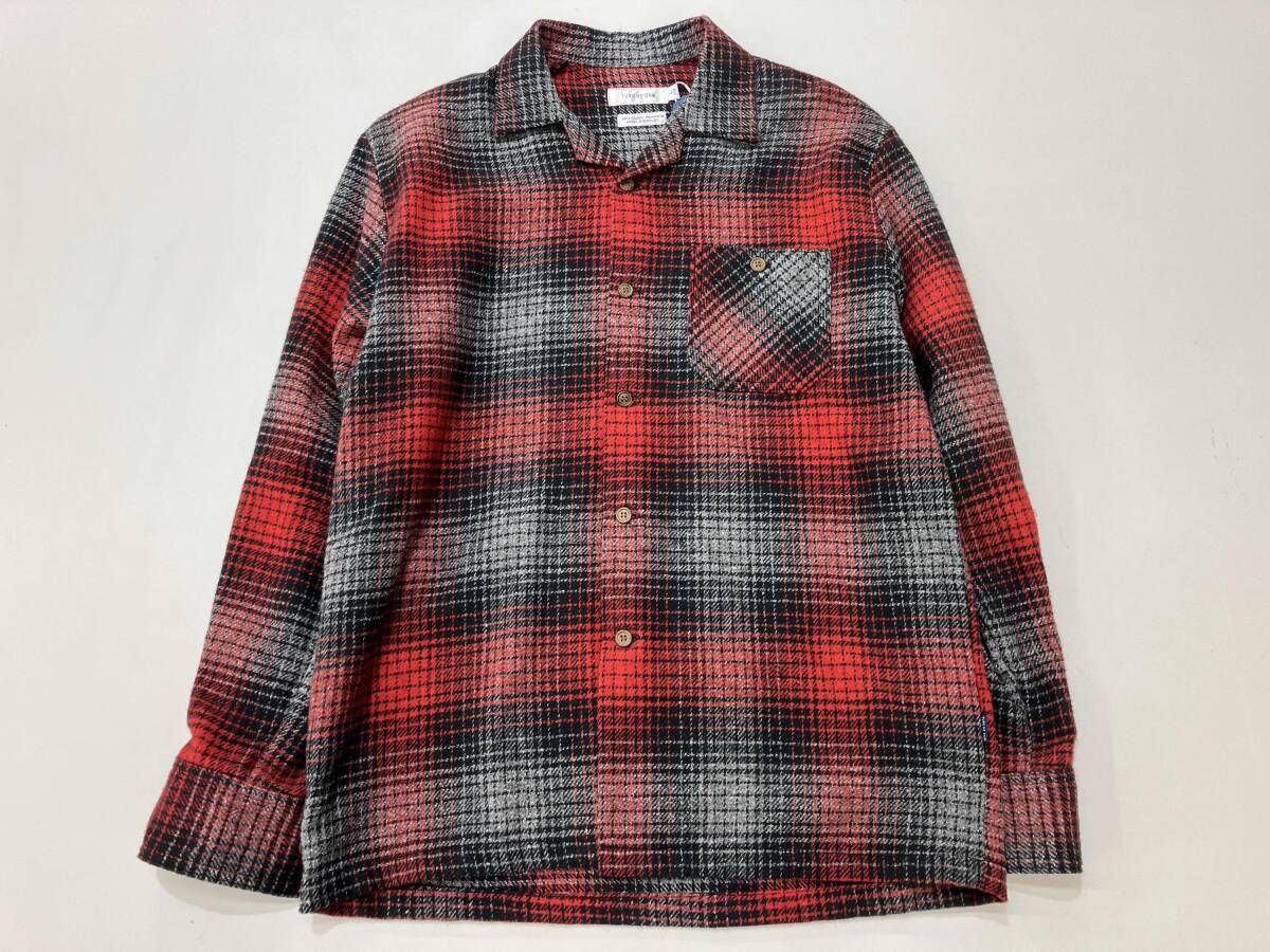 TURN ME ON ターンミーオン チェックシャツ 長袖シャツ ネルシャツ 318-074 L レッド グレー ブラック タグ付き