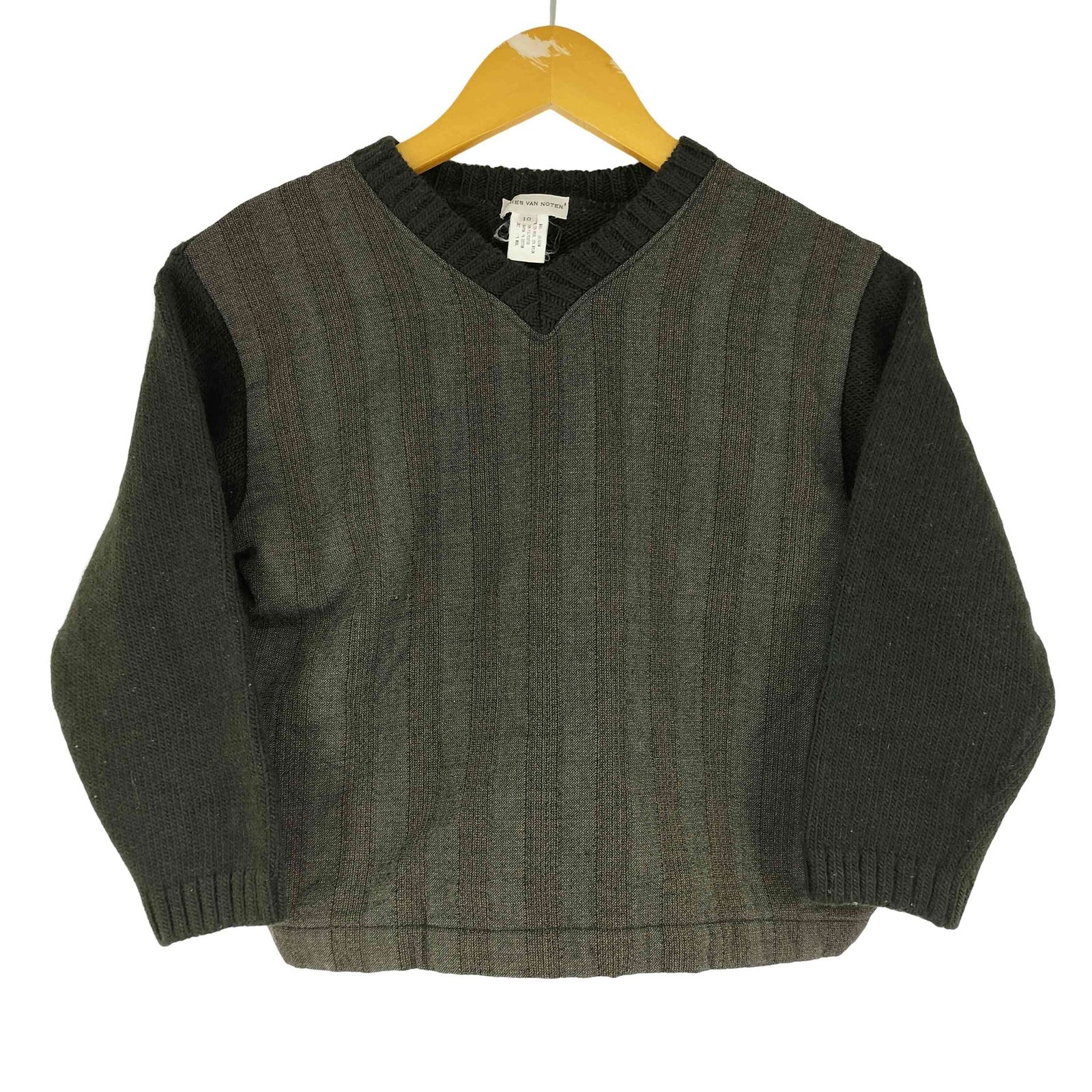 DRIES VAN NOTEN ライカ期　ニット ドリスヴァンノッテン DRIES VAN NOTEN ライカ期 クロップド切り替え