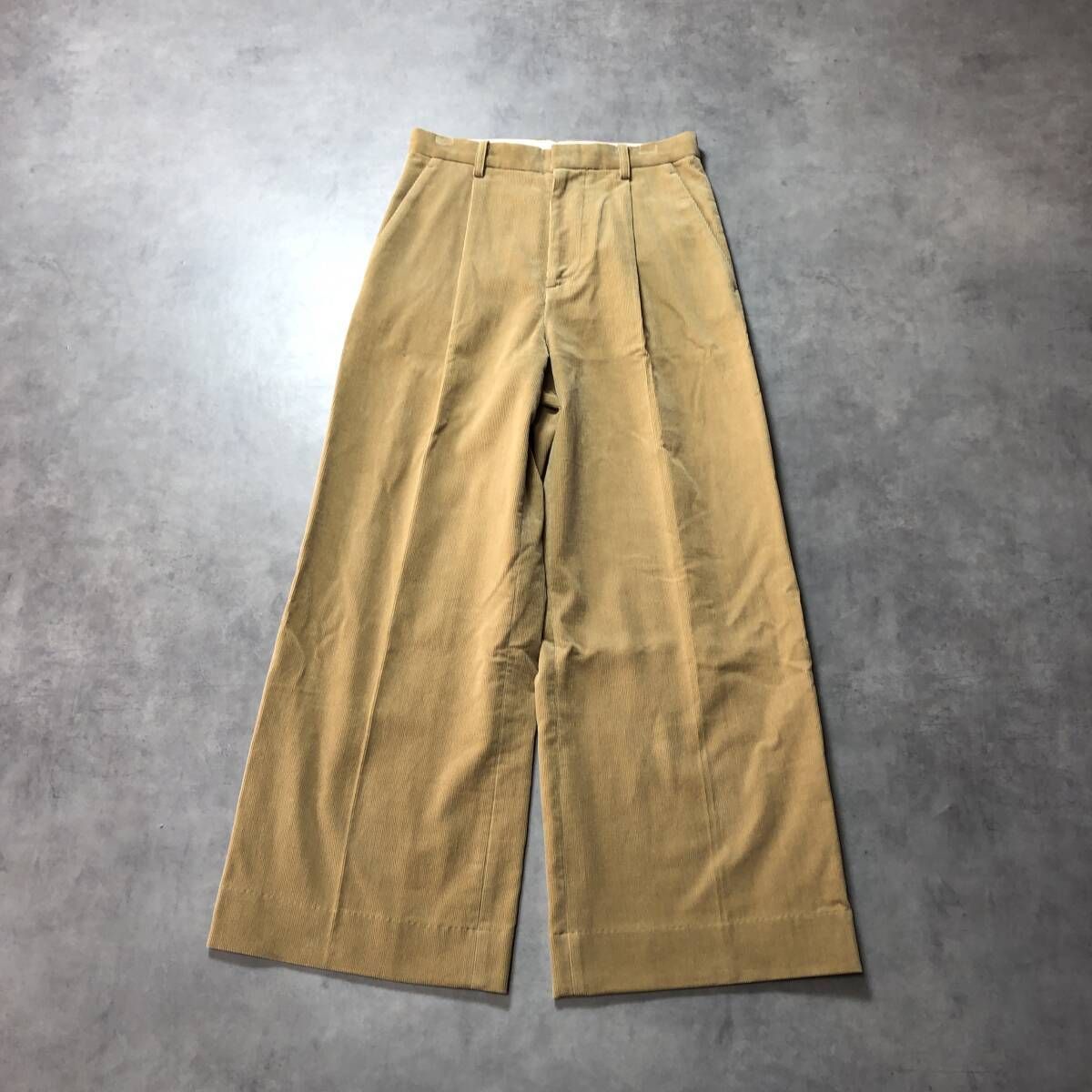 WQ972○AURALEE：ワイドスラックス コーデュロイパンツA7SP06NC ○0