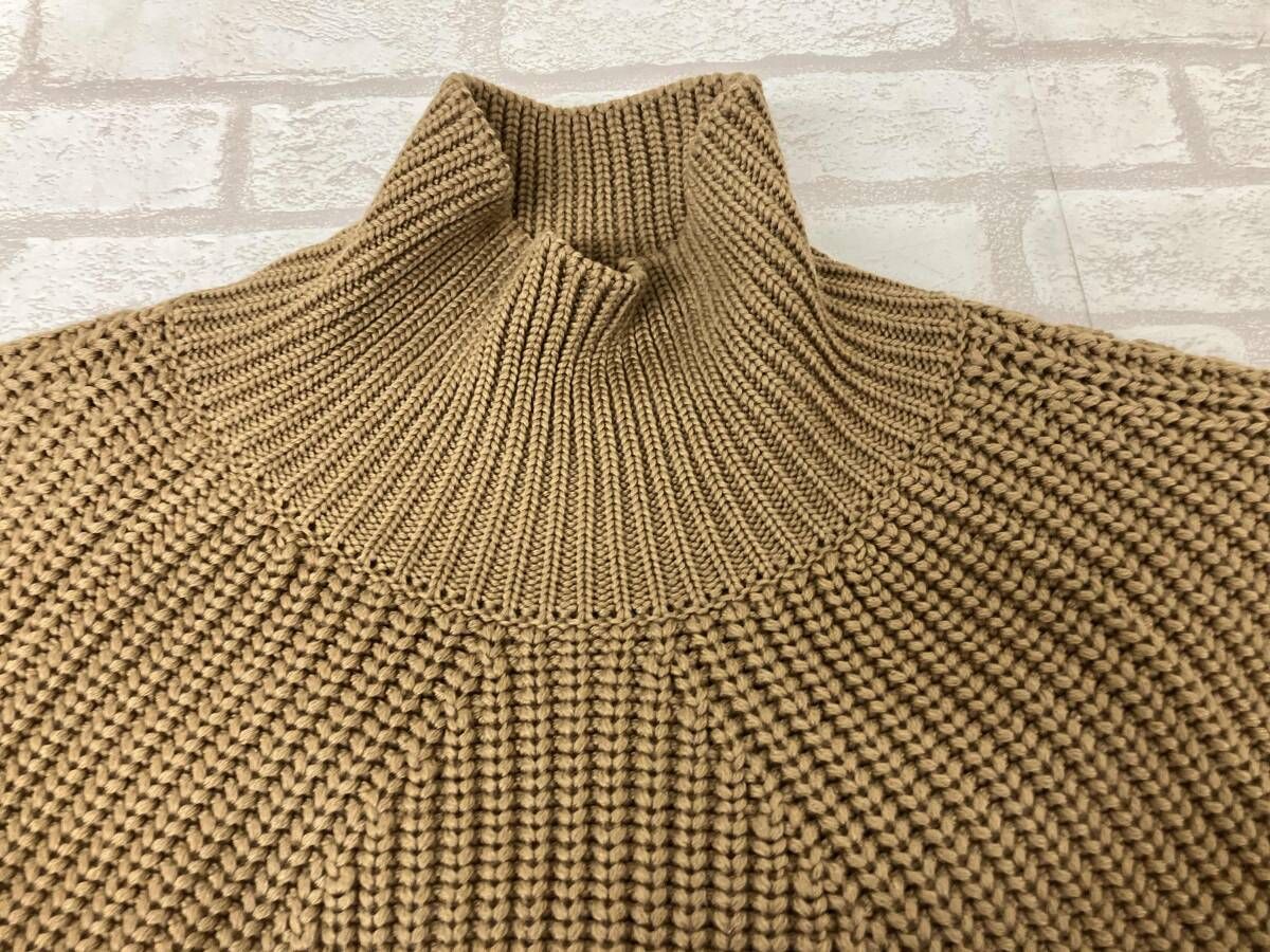 ハイネックニット ウール