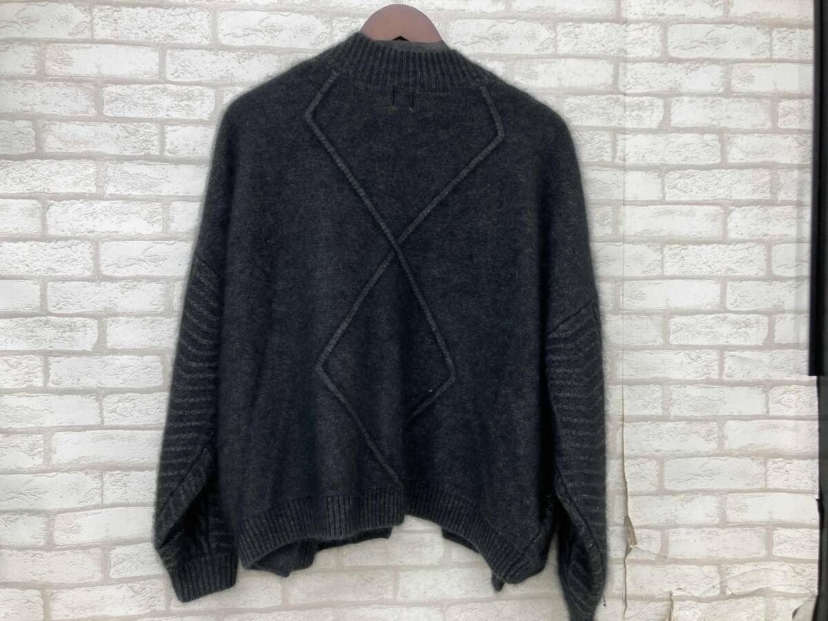 Y M D O 18 A 30 037 カーディガン ウール ブラック レディース フリーサイズ