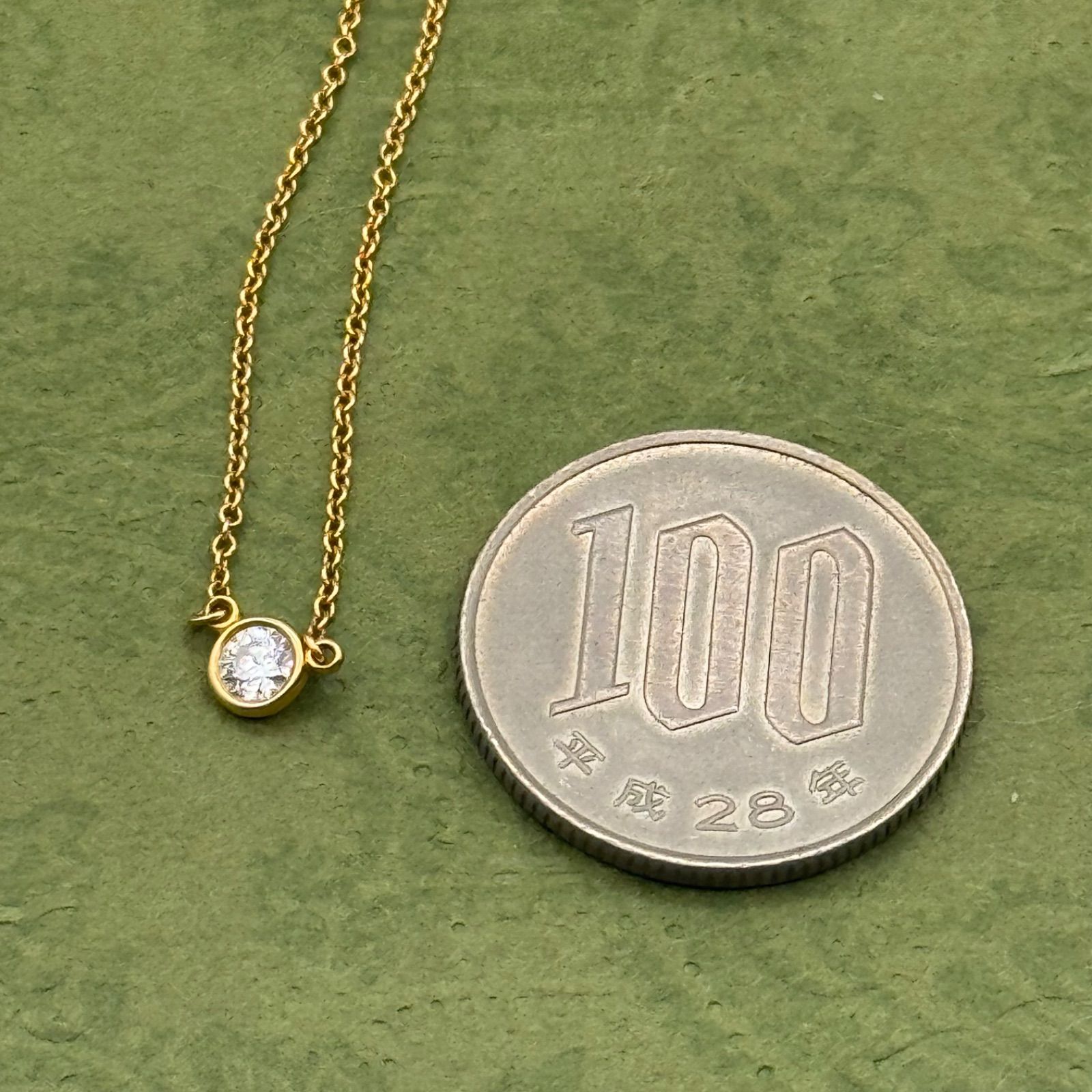 ティファニー バイザヤード 0.14ct〜 ダイヤモンド ネックレス 1189