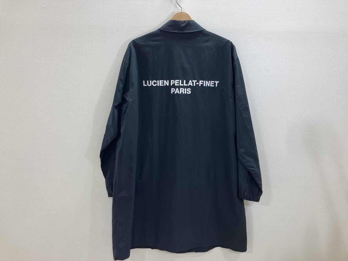 Lucien pellat finet ルシアンペラフィネ LPF 0 001 ポリエステルロングコート 合繊ロングコート ロングコート 黒 M 秋
