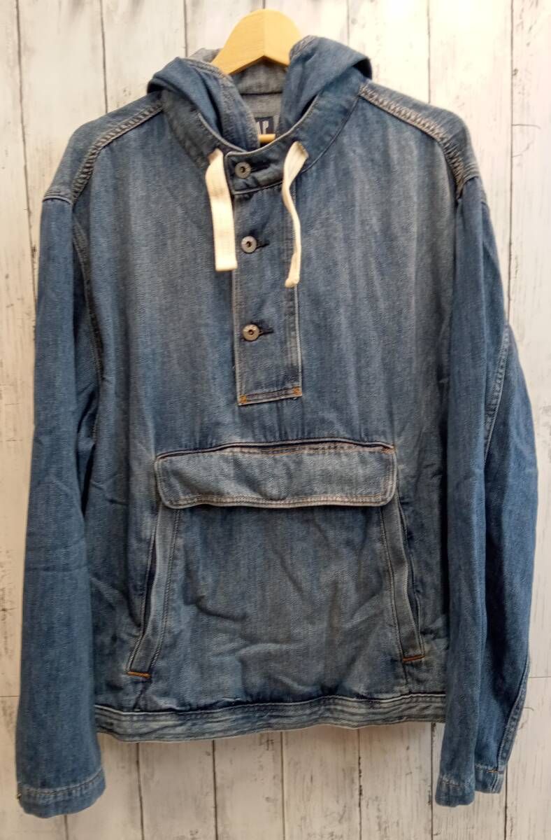 パーカー 「保湿＆ストレッチ」デニムアノラックパーカー レディース