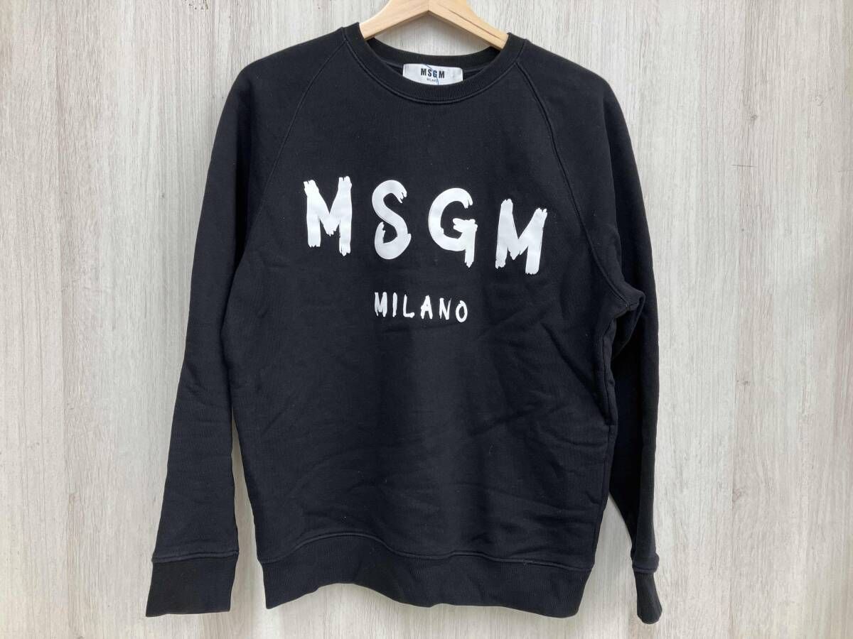 MSGM クルーネックロゴスウェット スウェット