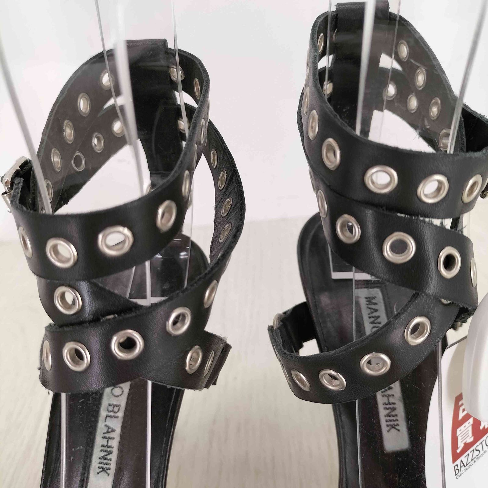 マノロブラニク MANOLO BLAHNIK ストラップサンダル レディース 36 1/2